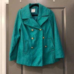 Old Navy Teal Peacoat
